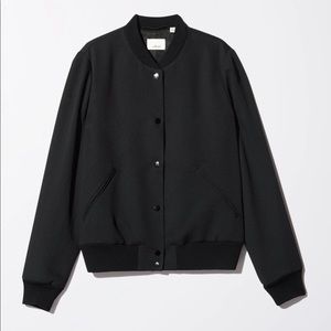 Aritzia Poussin Bomber Jacket in Black